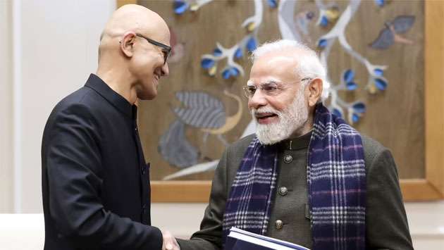 Microsoft to invest $17.5 billion for India’s AI-first future, CEO Nadella says