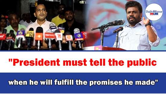 ’’President must tell the public when he will fulfill the promises he made’’