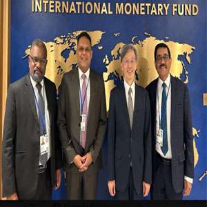 Sri Lanka commences IMF/WBG Spring meeting with productive bilateral discussion: Semasinghe