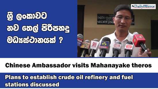 Chinese Ambassador visits Mahanayake theros