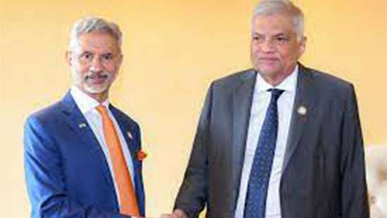 Ranil meets Jaishankar in Perth