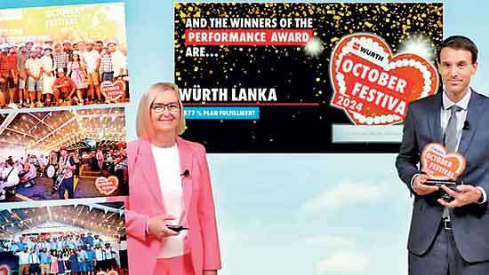 Wurth Lanka wins Wurth Group’s Global Awards