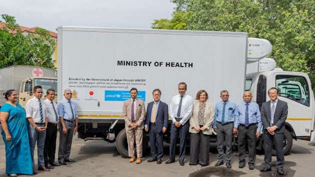 UNICEF donates nine refrigerated trucks to Health  Ministry
