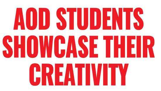 AOD students showcase their creativity