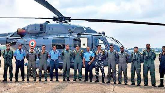 Indian Navy’s Advanced Light Helicopter arrives in SL