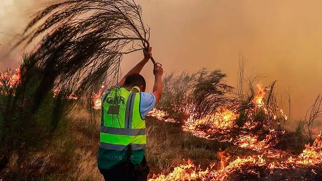 Wildfires rampage...