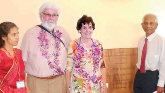 BELGIAN PHILANTHROPIST’S ENDURING BOND WITH SRI LANKA