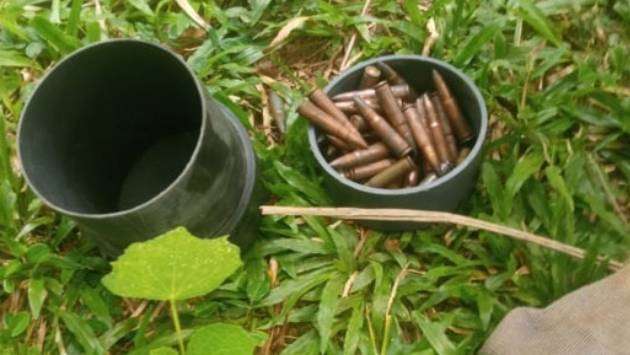 45 rounds of live ammunition found in cinnamon estate at Udugama