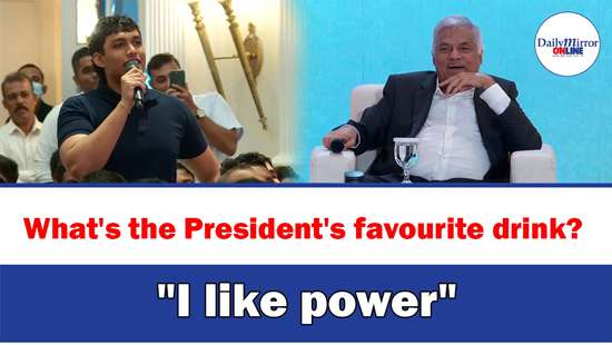 What’s the President’s favourite drink?’’I like power’’