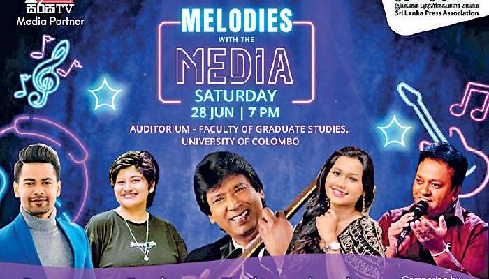 ‘Melodies with the Media’ concert by Sri Lanka Press Association on June 28