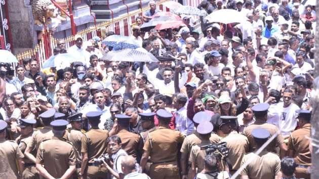 Probe underway to identify organisers of Ranil protest: IGP