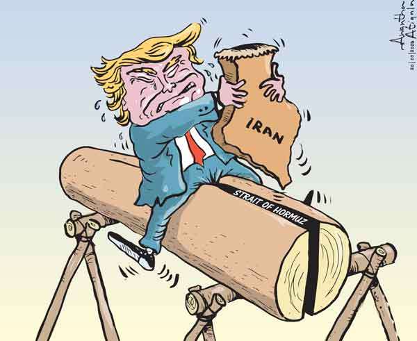 Cartoon of the Day 20-03-2026: Breaking Point at Hormuz