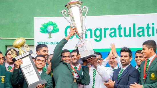 Isipathana rugby team felicitated after winning schools’ league title