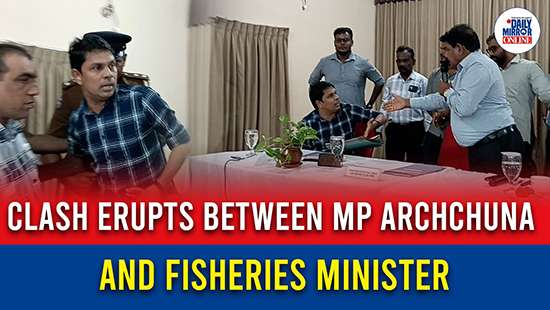 Clash erupts between MP Archchuna and Fisheries Minister