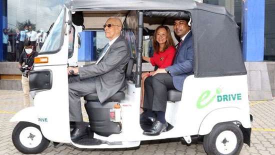 First converted electric Trishaw launched