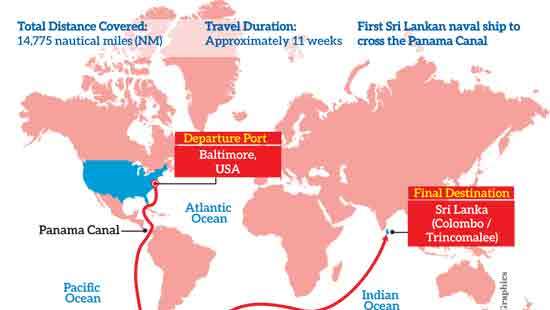U.S donated Coast Guard Cutter arrives in Sri Lanka following record journey
