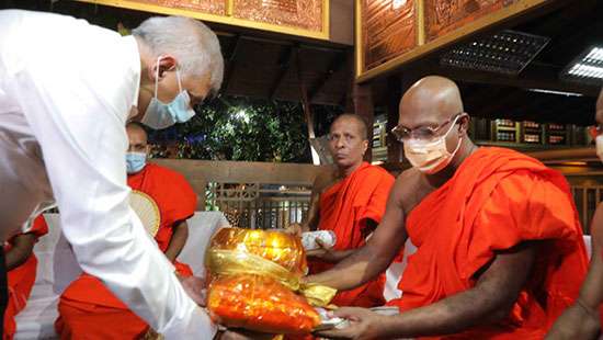 New PM at Gangarama Temple