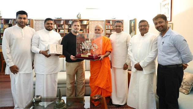Sri Lankan delegation meets Rahul Gandhi