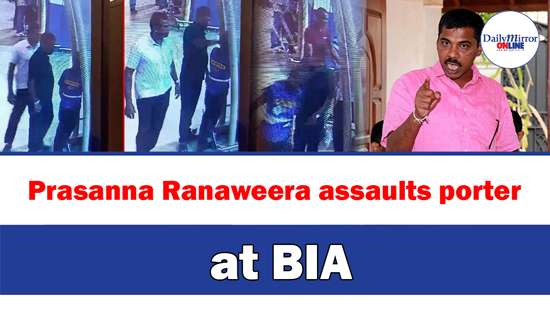 Prasanna Ranaweera assaults porter at BIA