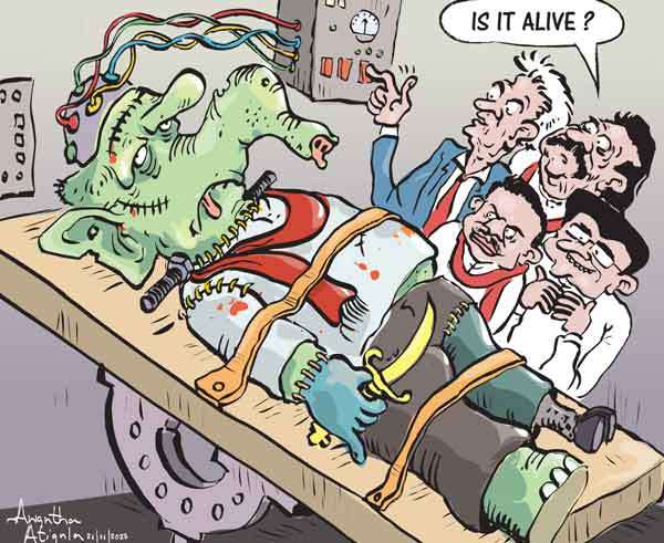 Cartoon of the Day 21-11-2025: When Politics Tries to Revive the Unrevivable