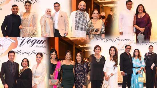 Vogue Jewelers celebrates their 60th year anniversary at the Grand Ballroom, Shangri La, Colombo.