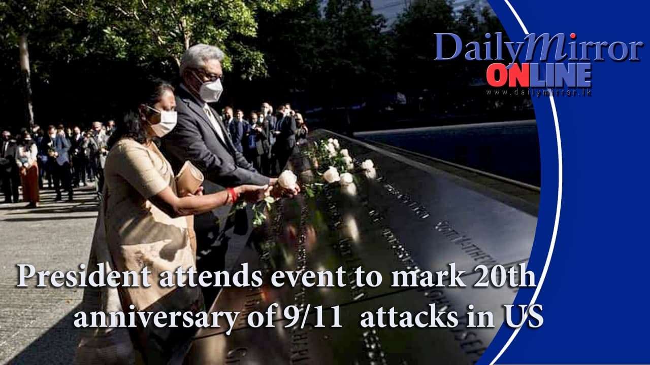 President attends event to mark 20th anniversary of 9/11 attacks in US