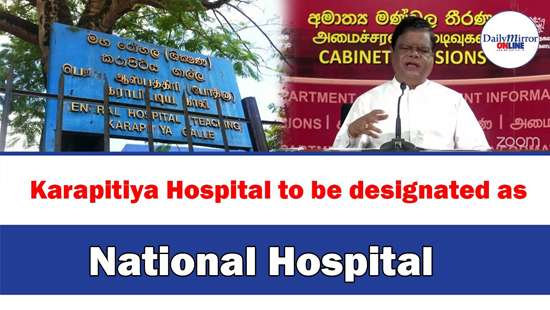 Karapitiya Hospital to be designated as National Hospital: Bandula