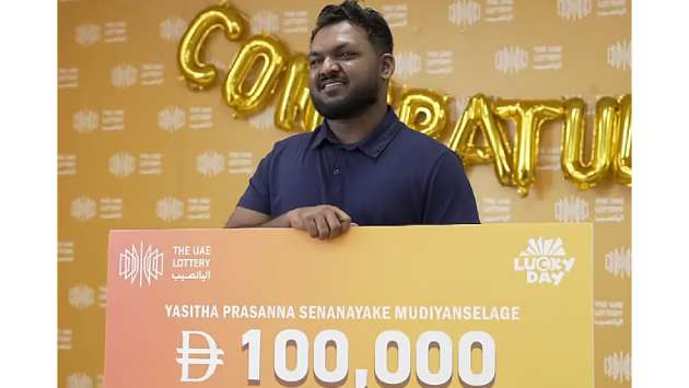 From Dh100 to Dh100K and eyeing Dh100m: Sri Lankan expat lives the UAE Lottery dream