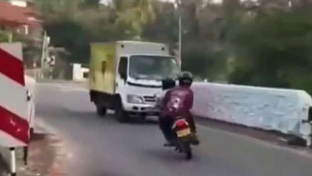 Teen arrested in Nawagattegama over viral reckless riding video
