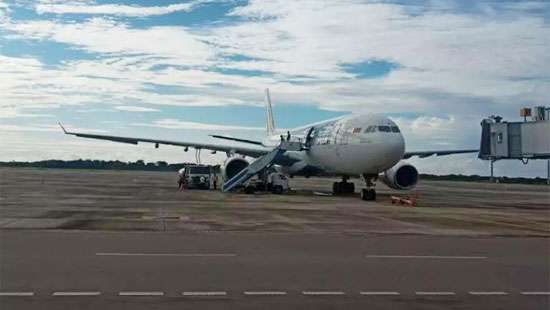 Flight diverted to Mattala due to bad weather