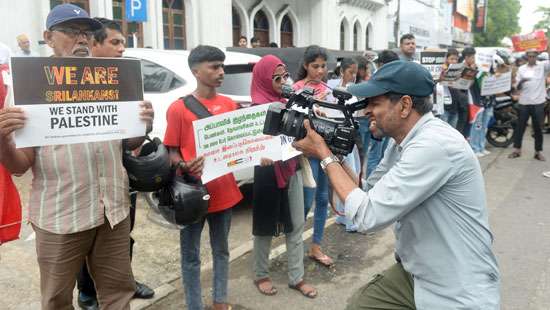 Protest condemns alleged Gaza genocide by Israel