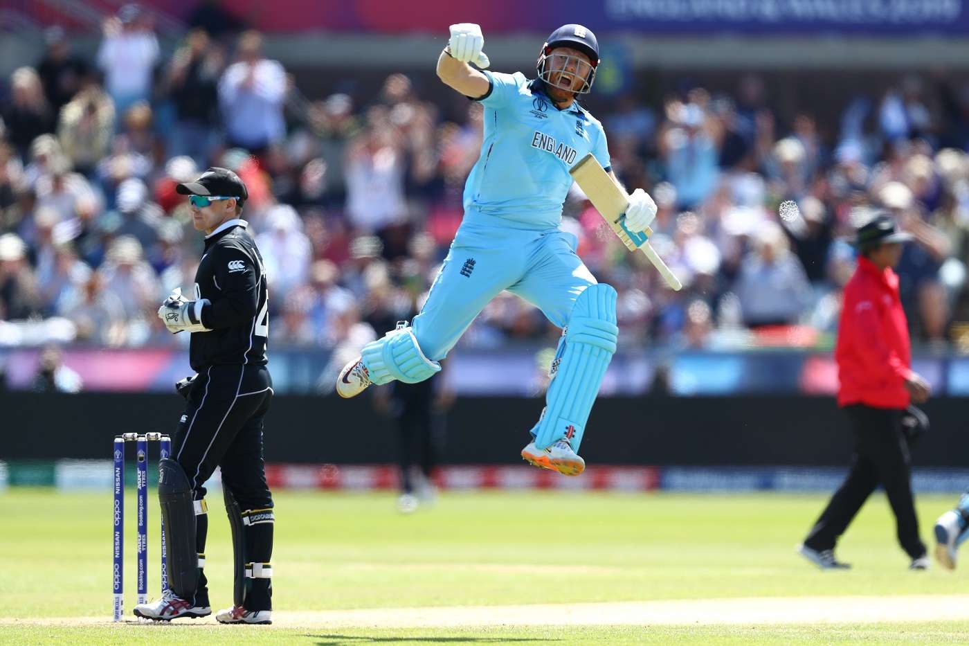 Bairstow ton as England crush New Zeaand to storm into semis