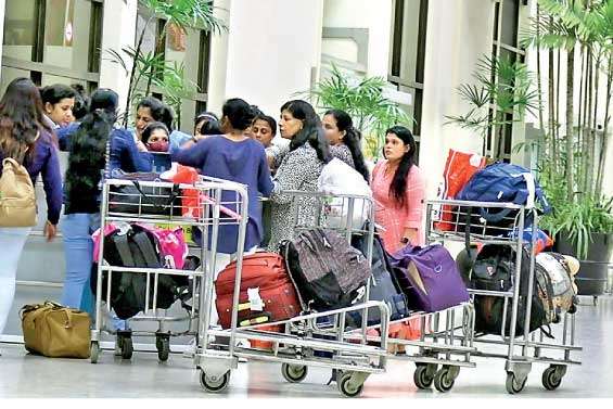 Group of housemaids deported from Kuwait