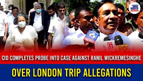 CID completes probe into case against Ranil Wickremesinghe over London trip allegations