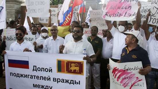 Professional Tour Guides Alliance protest in Colombo