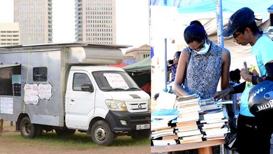 Solar, library facilities at Galle Face Green