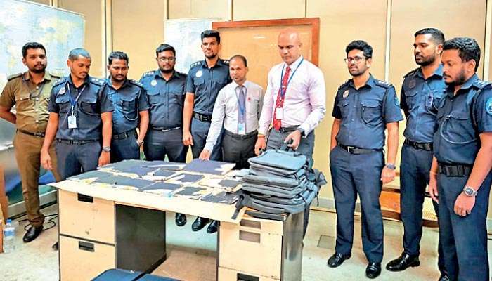 Cocaine in Brazilian backpacks worth Rs.243Mn seized by Customs