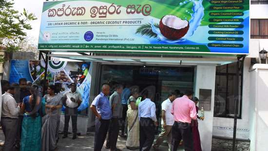 Coconut products outlet declared open