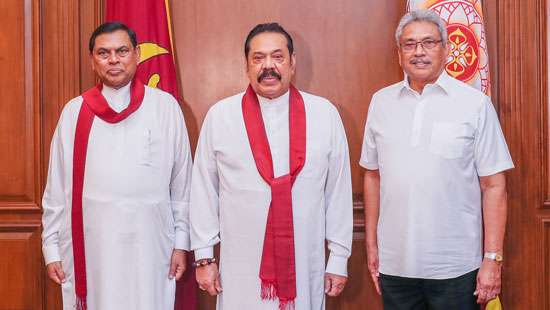 The ruling Rajapaksa brothers