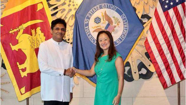 Sajith meets Juile Chung