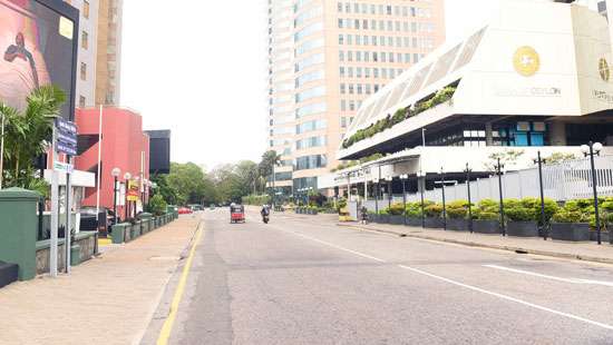 Less crowds in Colombo