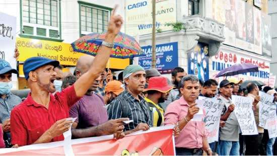 National demonstration countrywide against rising CoL and budget Colombo Port, Inland Revenue, CEB, CNH with top hospitals amongst many to protest today