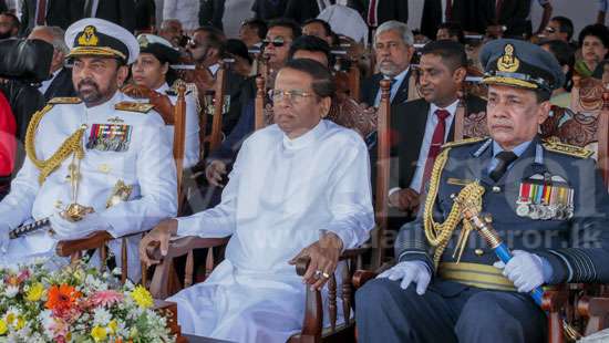 Karannagoda and Gunathileke presented highest honorary ranks