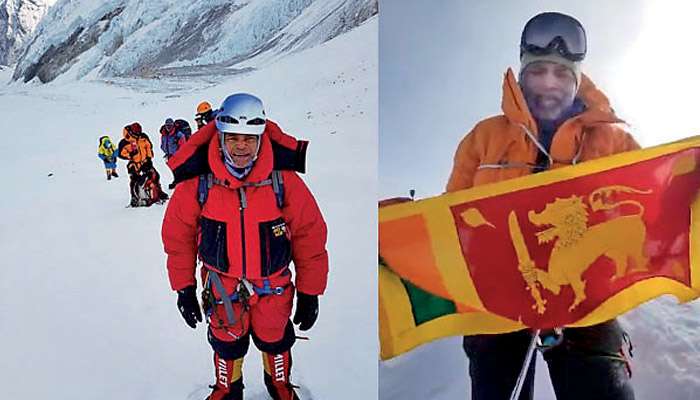Johann Peries - first Sri Lankan to summit  tallest mountain in Antarctica