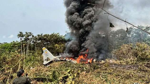 At least 34 killed in Colombia military plane crash, governor says