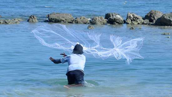 Fishing at Point Pedro