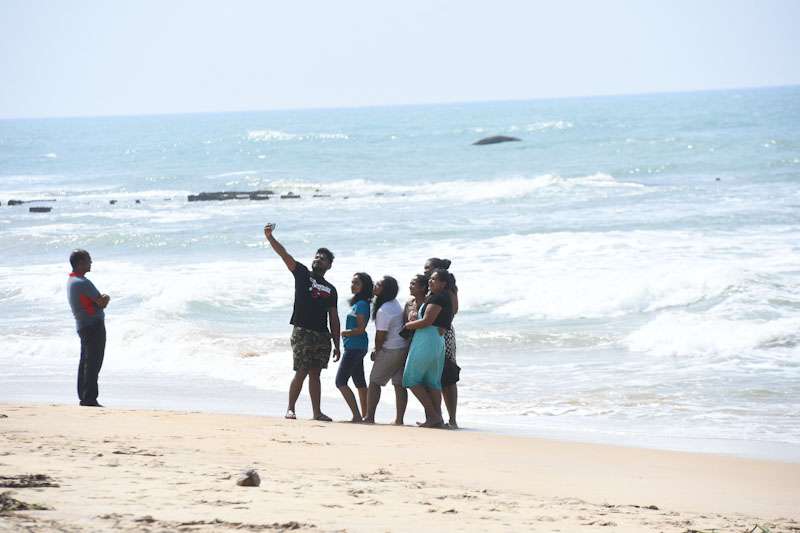 Leisure time at beach