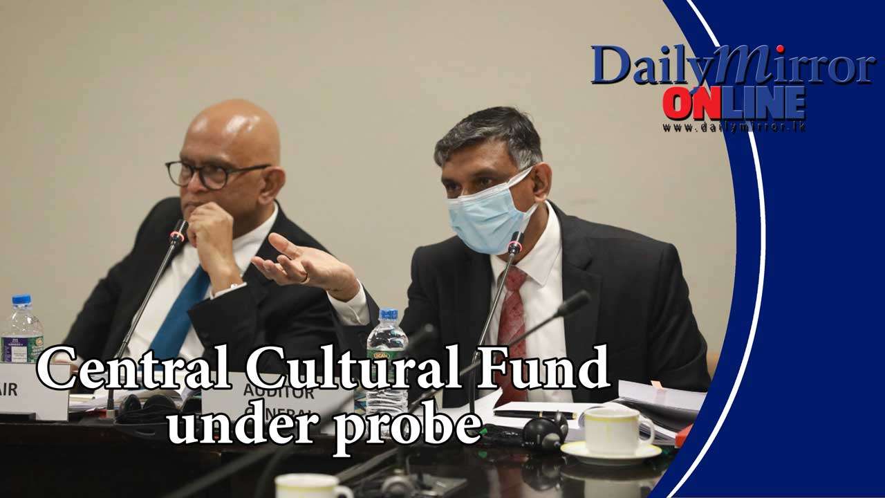 Central Cultural Fund under probe