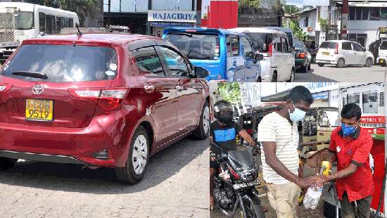 Queues at fuel stations