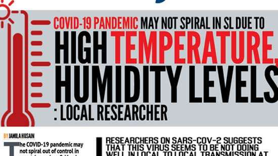 COVID-19 spread may be slowing in high temperature - SL researcher